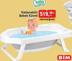 HOBBY LİFE KATLANABİLİR BEBEK KÜVETİ HOBBY LİFE KATLANABİLİR BEBEK KÜVETİ